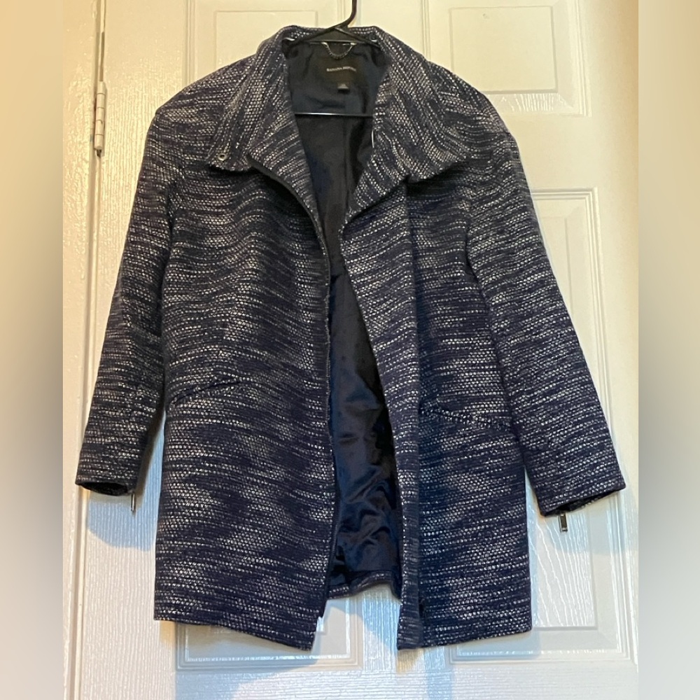 Banana Republic Blue Textured Coat